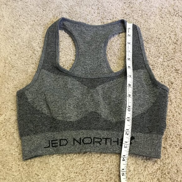 Jed North Salt and Pepper Marled Racerback Sports Bra - Picture 6 of 8